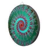 Spiral Fraktal Dart Board Dartscheibe (Vorderseite rechts)