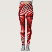 Spiral-Fraktal Leggings (Vorderseite)