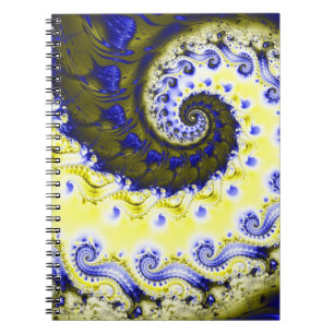 Spiral Fraktal Notebook Notizblock