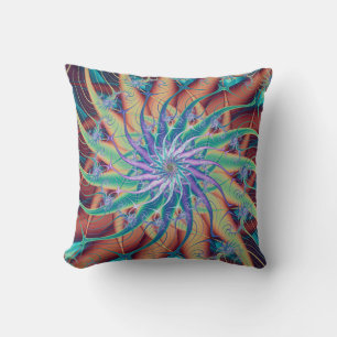 Spiral Fraktal Starfish Kissen