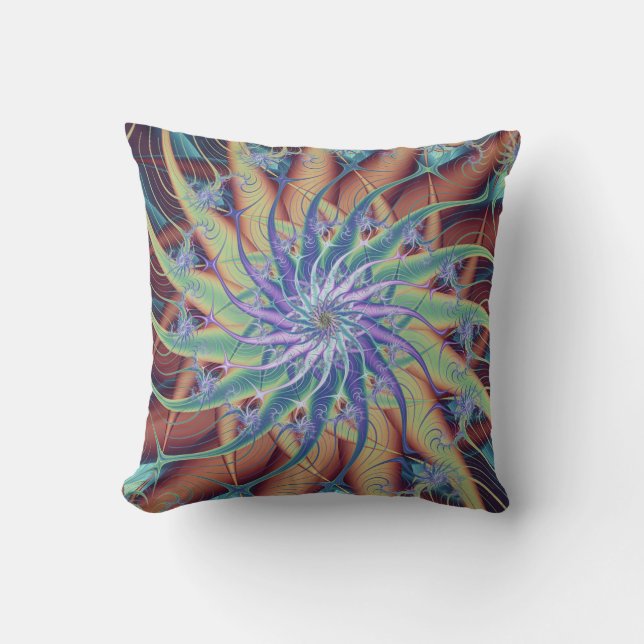 Spiral Fraktal Starfish Kissen (Vorderseite)