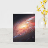 Spiral Galaxy Andromeda Milky Way Universe Stars Karte (Gelbe Blume)