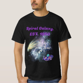 Spiral Galaxy l EST 1950 l Cooler Raum l Schwarz T-Shirt