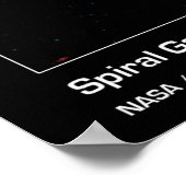 Spiral Galaxy M81 - Spitzer Space Teleskop Poster (Ecke)