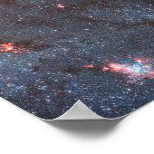 Spiral Galaxy Messier 74 (M74) | NGC 628 | Hubble Poster (Ecke)