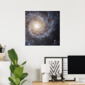 Spiral Galaxy Messier 74 (M74) | NGC 628 | Hubble Poster (Heimbüro)
