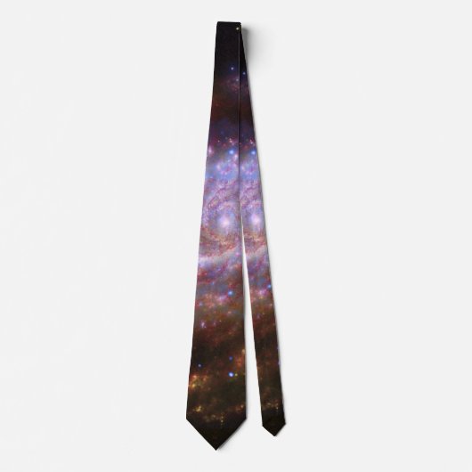 Spiral Galaxy Necktie Science Space Astronomie Kra Krawatte (Vorderseite)