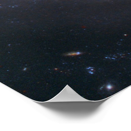 Spiral Galaxy Ngc 1015. Poster (Ecke)