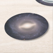 Spiral Galaxy Ngc 1015. Runder Pappuntersetzer (Angewinkelt)