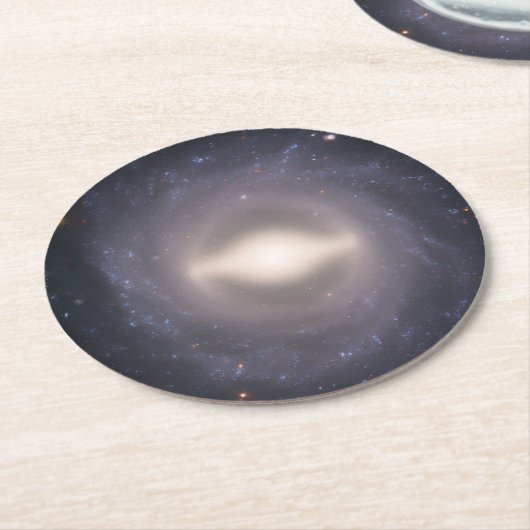 Spiral Galaxy Ngc 1015. Runder Pappuntersetzer (Angewinkelt)