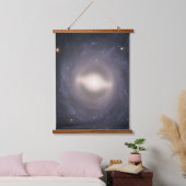 Spiral Galaxy Ngc 1015. Wandteppich Mit Holzrahmen (Schlafzimmer)