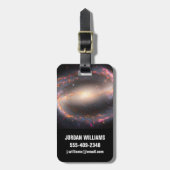Spiral Galaxy Ngc 1300. Gepäckanhänger (Vorderseite vertikal)