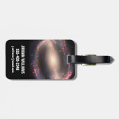 Spiral Galaxy Ngc 1300. Gepäckanhänger (Rückseite horizontal)