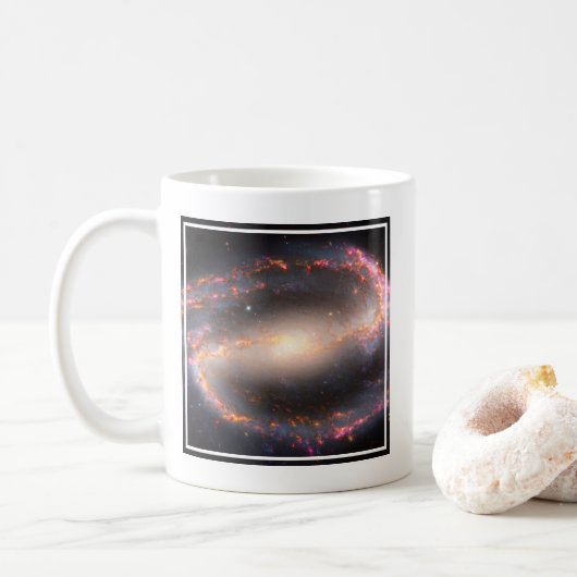 Spiral Galaxy Ngc 1300. Kaffeetasse (Mit Donut)