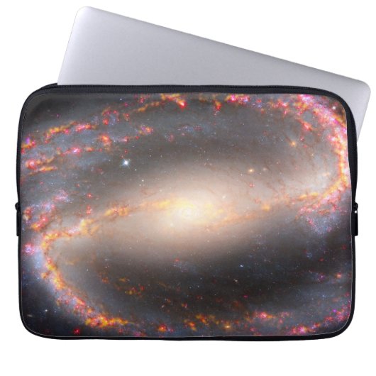Spiral Galaxy Ngc 1300. Laptopschutzhülle (Vorderseite)