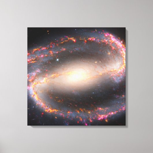 Spiral Galaxy Ngc 1300. Leinwanddruck (Vorderseite)