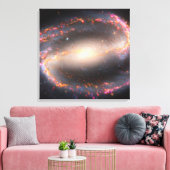 Spiral Galaxy Ngc 1300. Leinwanddruck (Insitu (Wohnzimmer))