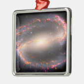 Spiral Galaxy Ngc 1300. Ornament Aus Metall (Links)