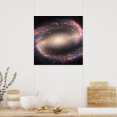 Spiral Galaxy Ngc 1300. Poster (Küche)