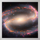 Spiral Galaxy Ngc 1300. Poster (Vorne)