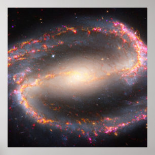 Spiral Galaxy Ngc 1300. Poster
