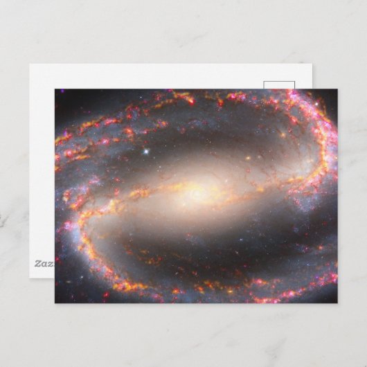 Spiral Galaxy Ngc 1300. Postkarte (Vorne/Hinten)