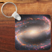 Spiral Galaxy Ngc 1300. Schlüsselanhänger (Vorderseite)