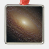 Spiral Galaxy Ngc 2841 Ornament Aus Metall (Vorne)