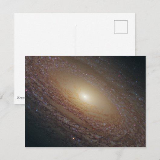 Spiral Galaxy Ngc 2841 Postkarte (Vorne/Hinten)