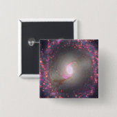 Spiral Galaxy Ngc 3351. Button (Vorne & Hinten)