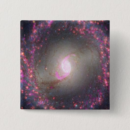 Spiral Galaxy Ngc 3351. Button (Vorderseite)