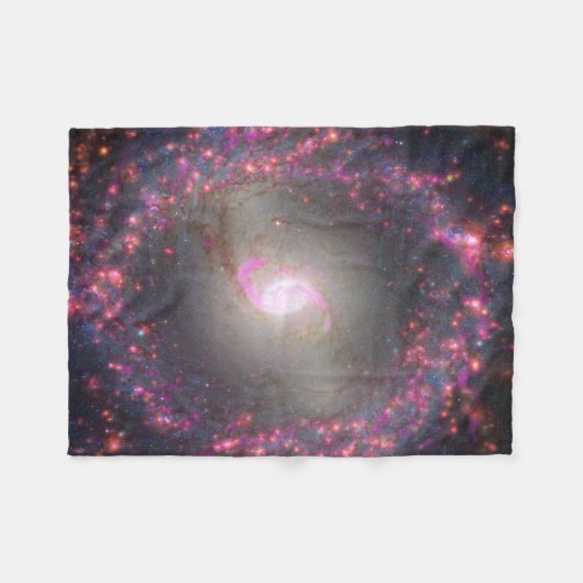 Spiral Galaxy Ngc 3351. Fleecedecke (Vorderseite (Horizontal))