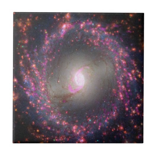 Spiral Galaxy Ngc 3351. Fliese (Vorderseite)