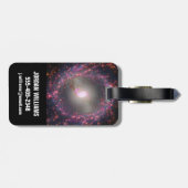 Spiral Galaxy Ngc 3351. Gepäckanhänger (Rückseite horizontal)