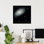 Spiral Galaxy NGC 3370 Poster (Heimbüro)