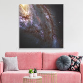 Spiral Galaxy Ngc 3627. Leinwanddruck (Insitu (Wohnzimmer))