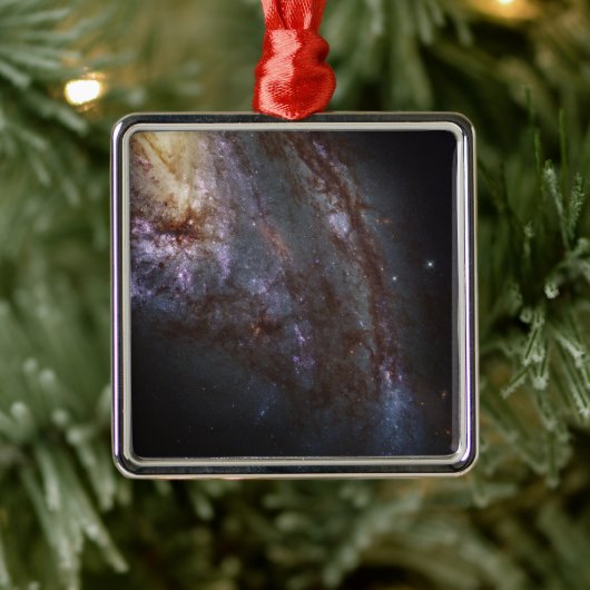 Spiral Galaxy Ngc 3627. Ornament Aus Metall (Baum)