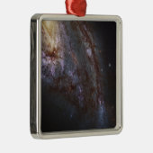 Spiral Galaxy Ngc 3627. Ornament Aus Metall (Rechts)