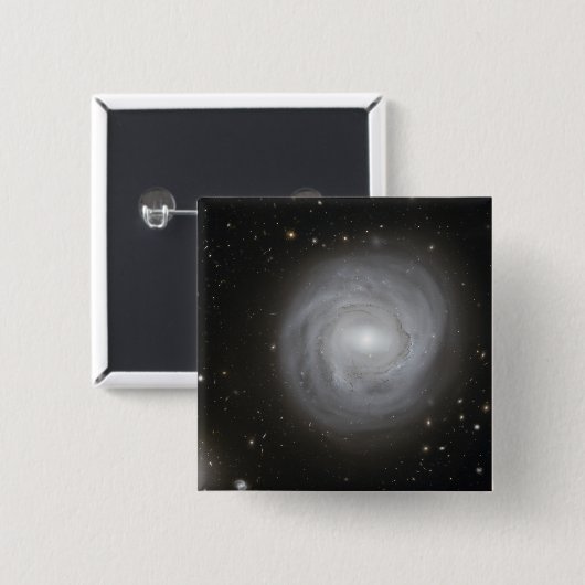 Spiral Galaxy NGC 4921 Button (Vorne & Hinten)
