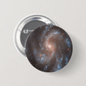 Spiral Galaxy Ngc 5584 Button (Vorne & Hinten)