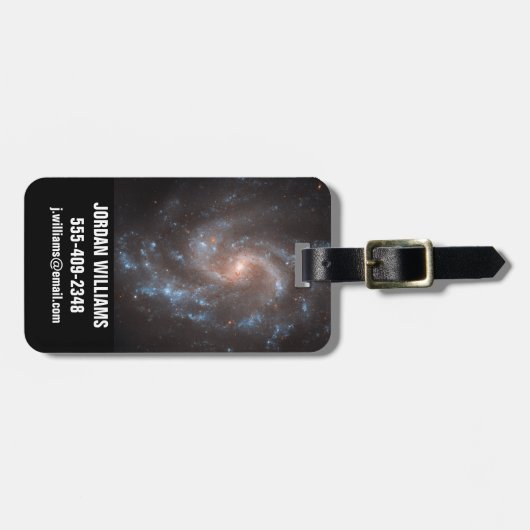 Spiral Galaxy Ngc 5584 Gepäckanhänger (Vorderseite horizontal)