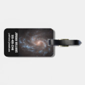 Spiral Galaxy Ngc 5584 Gepäckanhänger (Rückseite horizontal)