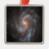 Spiral Galaxy Ngc 5584 Ornament Aus Metall (Vorne)