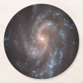 Spiral Galaxy Ngc 5584 Runder Pappuntersetzer (Vorderseite)
