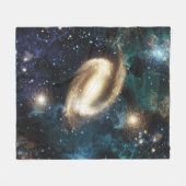 Spiral Galaxy Planet Nebula Hubble Telescope Foto Fleecedecke (Vorderseite (Horizontal))