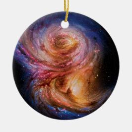 Spiral Galaxy SMM J2135-0102 Künstlerimpression Keramik Ornament