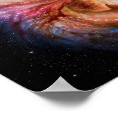 Spiral Galaxy SMM J2135-0102 Künstlerimpression Poster (Ecke)
