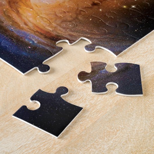 Spiral Galaxy SMM J2135-0102 Künstlerimpression Puzzle (Seite)