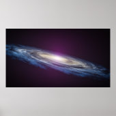 Spiral Galaxy Weltraumkunst Poster (Vorne)
