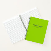 Spiral-gebundenes ALCA-KapitelNotebook Notizblock (Innenseite)